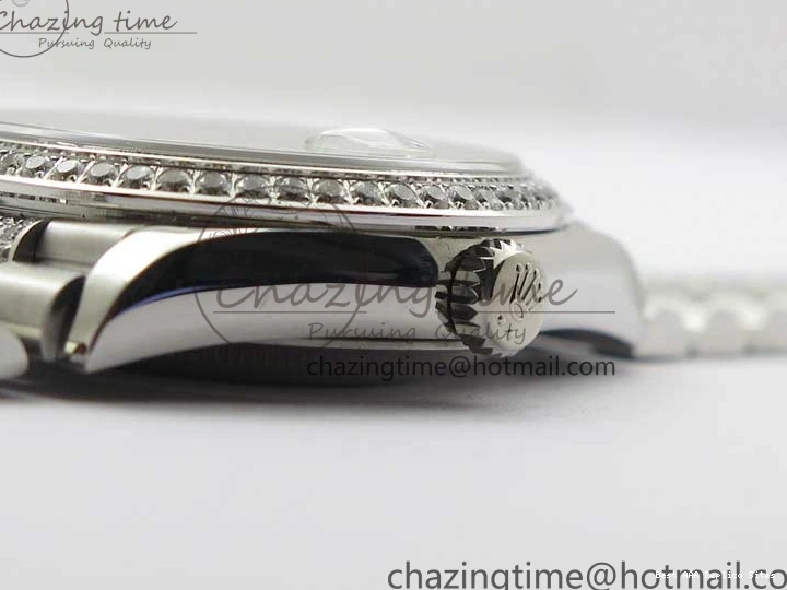 AAA Replica Watches 2682 Bracelet Edition MoistureWicking 36mm Day-Date MOP SS on Dial White President A 128239 Crystal Best SS Crystal Marker BP 1226